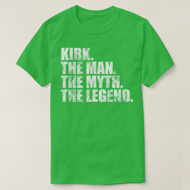 KirkKirk Family name Kirk last Name Kirk Surname K T-Shirt (Design Front)