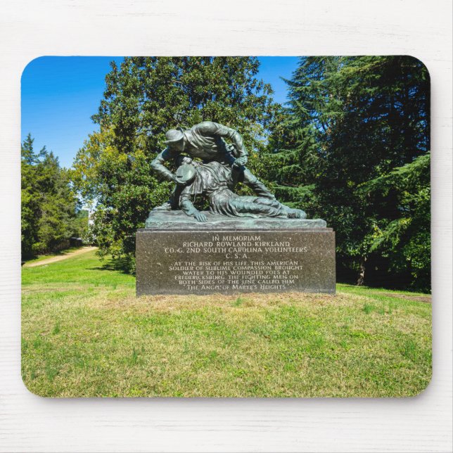 Kirkland Monument in the Fredericksburg Battlefiel Mouse Pad (Front)