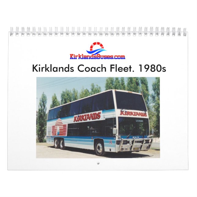 Kirklands Bus and Coach Fleet Calendar (Cover)