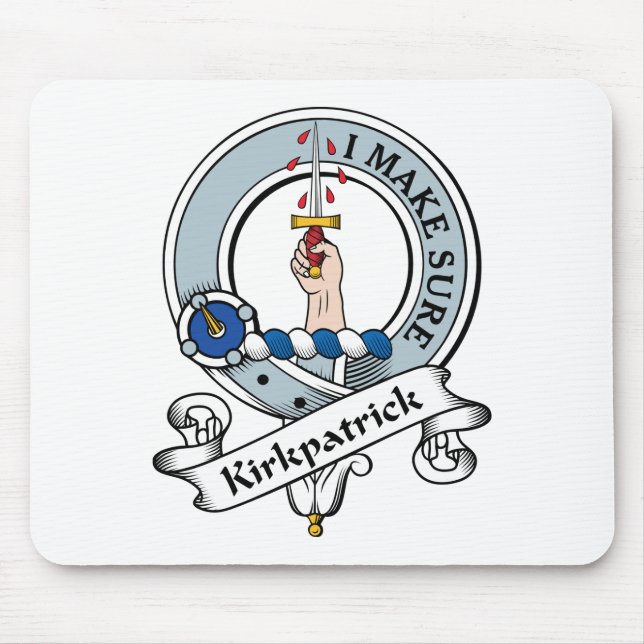 Kirkpatrick Clan Badge Mouse Pad (Front)