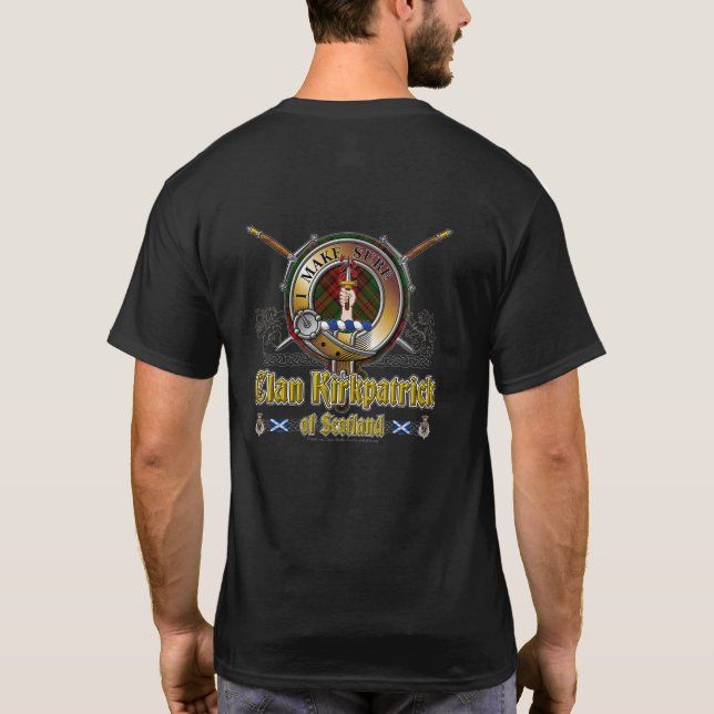Kirkpatrick Clan Badge T-Shirt (Back)
