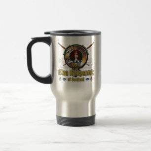 Kirkpatrick Clan Badge Travel Mug