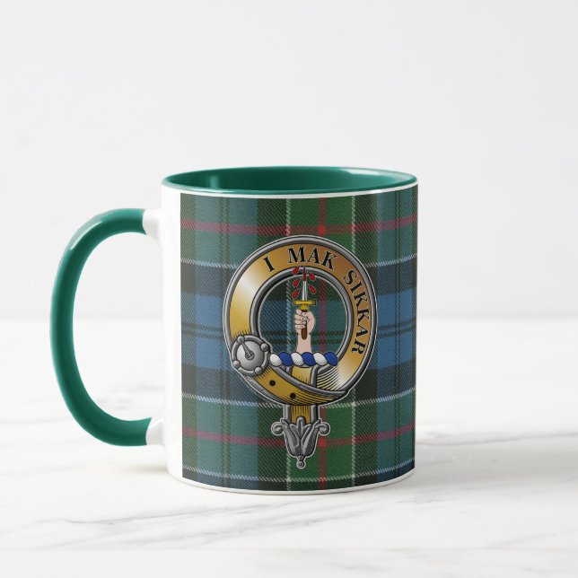 Kirkpatrick Tartan & Badge Mug (Left)