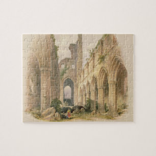 Kirkstall Abbey, the Nave and Choir, from 'The Mon Jigsaw Puzzle