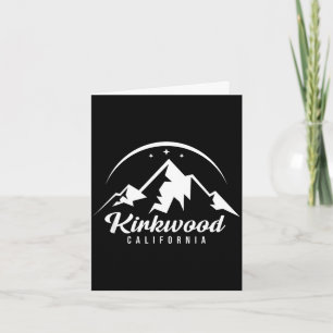 Kirkwood california ski resort skiing snowboarding card