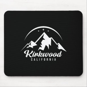 Kirkwood california ski resort skiing snowboarding mouse pad