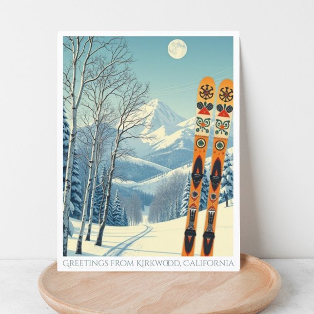 Kirkwood California ski vacation Postcard (Creator Uploaded)