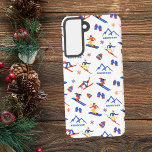 Kirkwood Mountain California Ski Snowboard Pattern Samsung Galaxy Case<br><div class="desc">A funny winter skiing seamless pattern for the ski resort Kirkwood Mountain in California,  USA. North America. Perfect gift idea for winter sports lovers: ski,  snowboard,  freestyle,  ski jump,  cross-country skiing.</div>