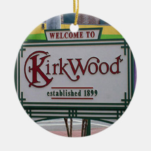 Kirkwood Ornament, Kirkwood Christmas Ornament, Ki Ceramic Ornament