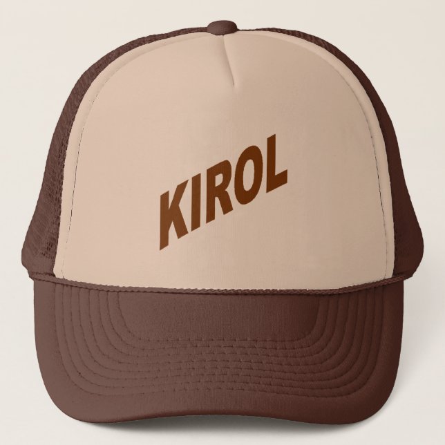 KIROL Fringed Trucker cap (Front)