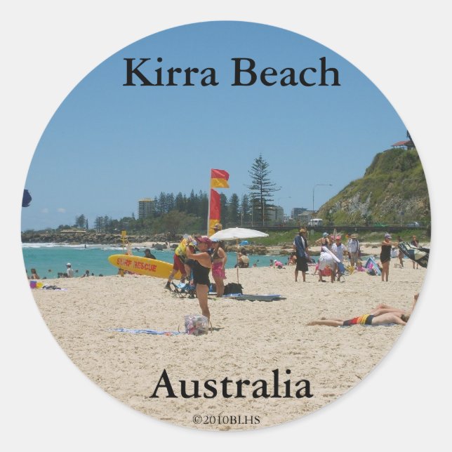 Kirra Beach Sticker 3 (Front)