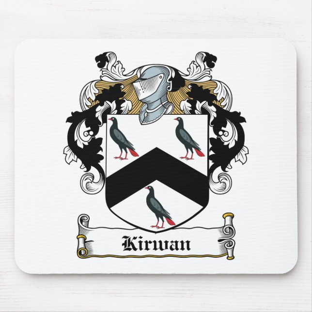 Kirwan Family Crest Mouse Pad (Front)