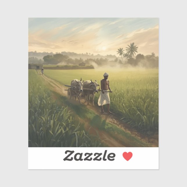 Kisan Farming Life Painting Images (Sheet)