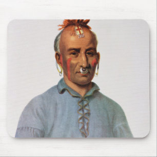 Kish-Kal-Wa, a Shawnee Chief Mouse Pad