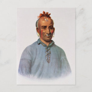 Kish-Kal-Wa, a Shawnee Chief Postcard
