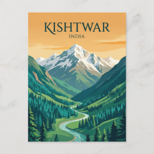 Kishtwar National Park India Postcard