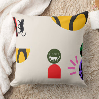 Kismet abstract cushion