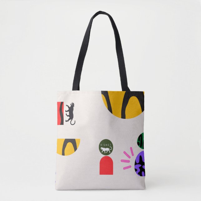 Kismet abstract tote bag (Front)