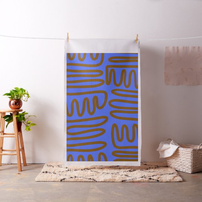 Kismet Blues Fabric (In Situ)