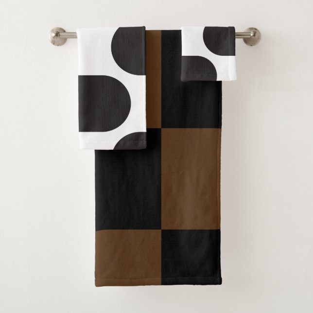 Kismet Brown Bath Towel Set (Insitu)
