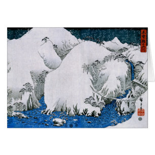 Kiso Road Snowstorm Hiroshige Japanese Fine Art