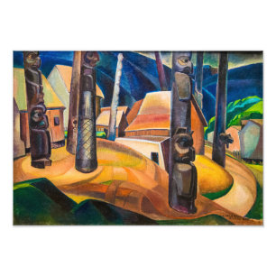 Kispiax Village   Emily Carr   Photo Print