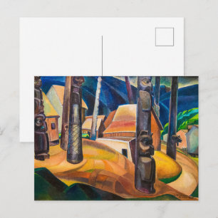 Kispiax Village Emily Carr Postcard