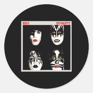 Kiss 1979 Dynasty Classic Round Sticker