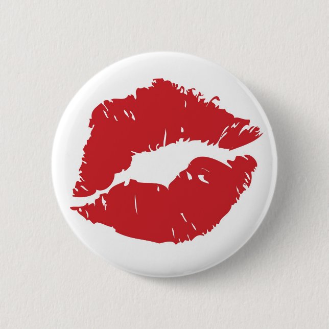 Kiss 6 Cm Round Badge (Front)
