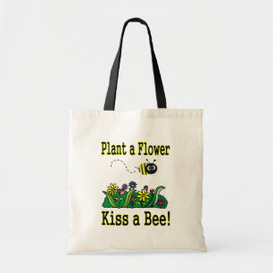 Kiss a Bee Tote Bag