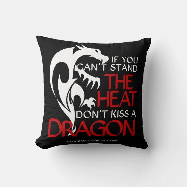 Kiss a Dragon pillow (Front)