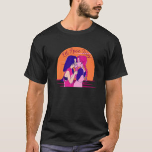 Kiss At Sunset Let Love Win T-Shirt