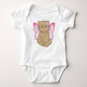 Kiss Bear Baby Bodysuit