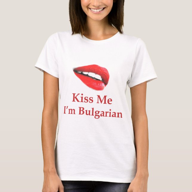 Kiss Bulgarian T-Shirt (Front)