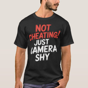 Kiss Cam Scandal Concert Funny Not Cheating Just C T-Shirt