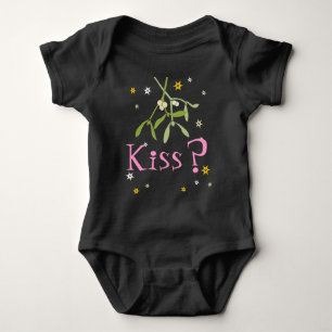 Kiss? Christmas pink kids fun top