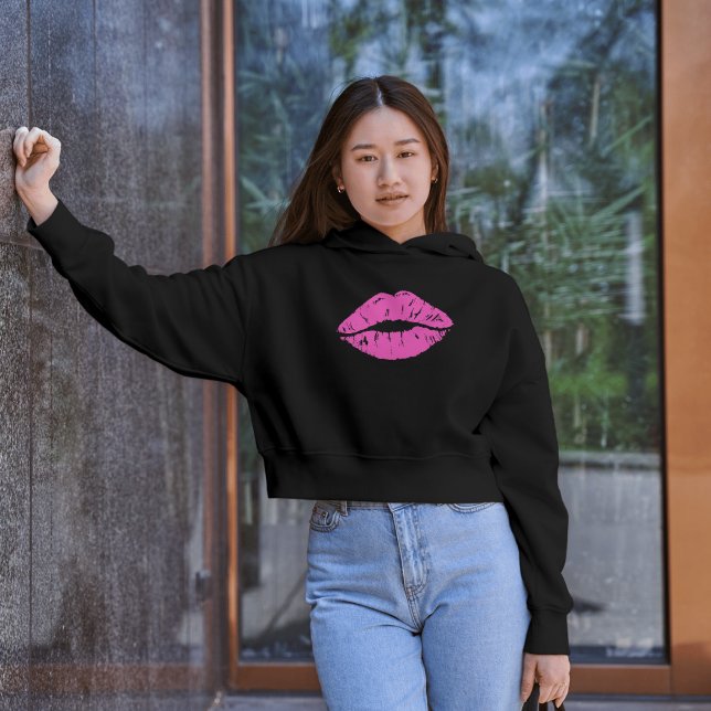 kiss day T-shirt for women Lips Print top (Creator Uploaded)