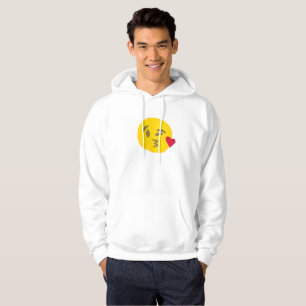 kiss emoji mens hoodie hooded sweatshirt hoody