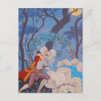 Kiss Fahion Plate Queen Marie Antoinette ~Postcard