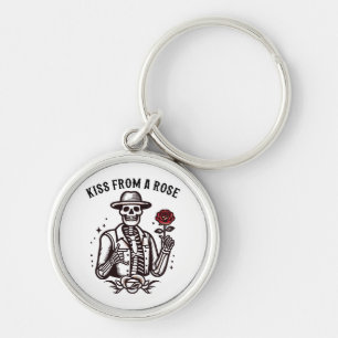 Kiss From A Rose Key Ring
