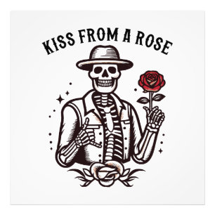 Kiss From A Rose Photo Print