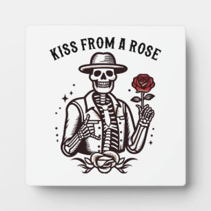 Kiss From A Rose Plaque