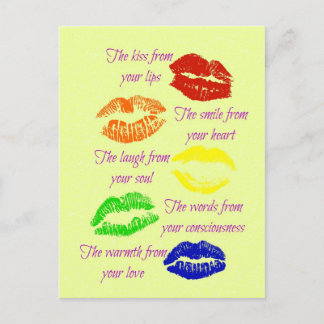 Kiss From Your Lips Postcard