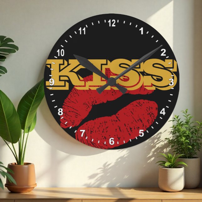 KISS Gold retro Clock / Fun Party classic (Creator Uploaded)