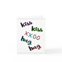 Kiss Kiss Hug Hug Love Lover Friend Fun Birthday