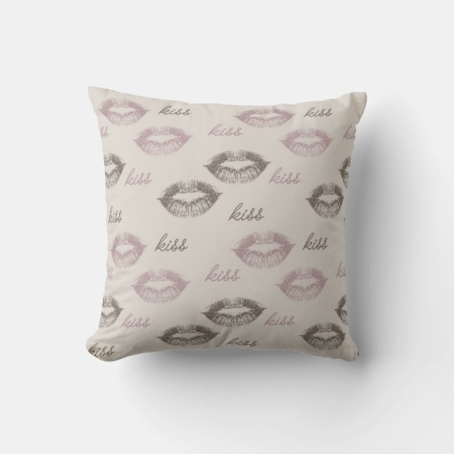 Kiss Lips Cushion (Front)