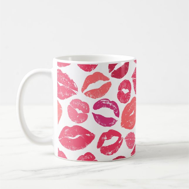 Kiss Lips Love Mug (Left)