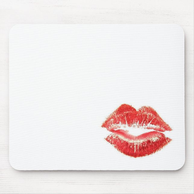 kiss_lips mouse pad (Front)