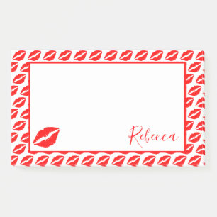 Kiss Lips Post-it Notes