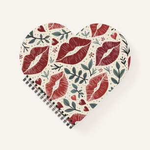 Kiss mark notebook